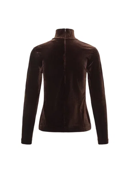 Dzianinowy sweter Part Two brązowy