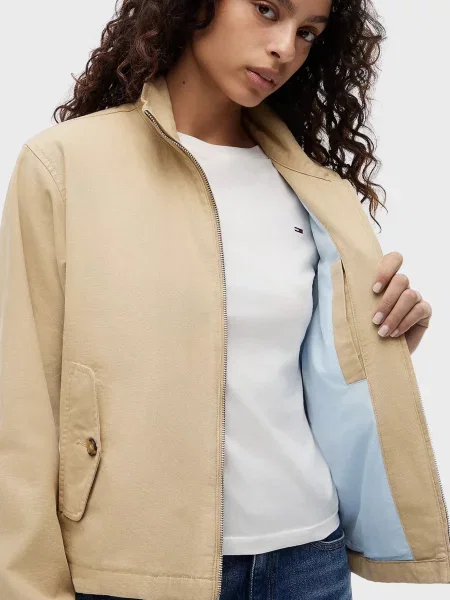 Джинсова куртка Tommy Jeans бежева