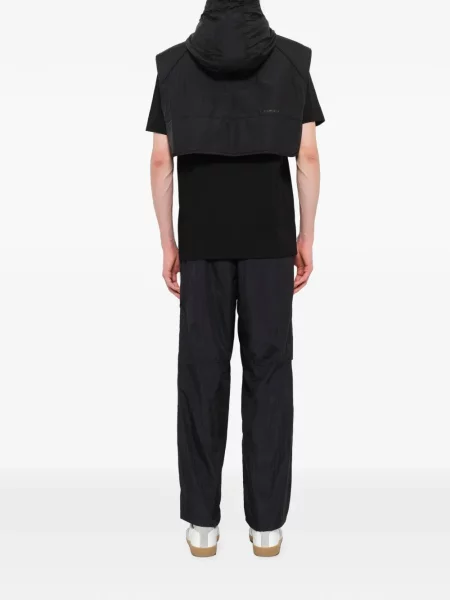 Tricou Juun.j cu glugă negru