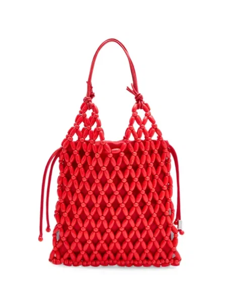 Geantă shopper Staud roșu