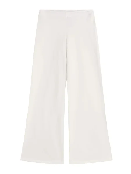 Bershka Hlače off-bela bela