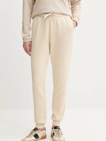 Armani Exchange pantaloni de trening uni bej