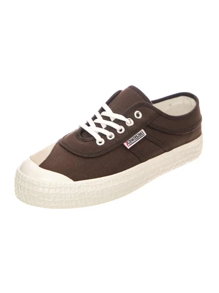 Sneakersy Kawasaki zamszowe brązowe