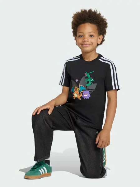 Детская футболка Adidas черная