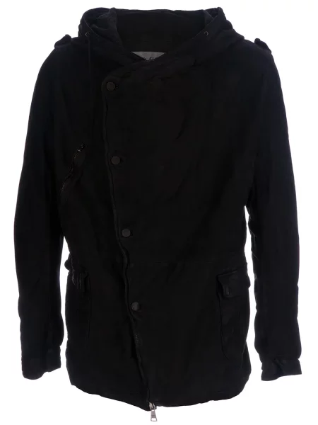 Кожено яке Giorgio Brato черно