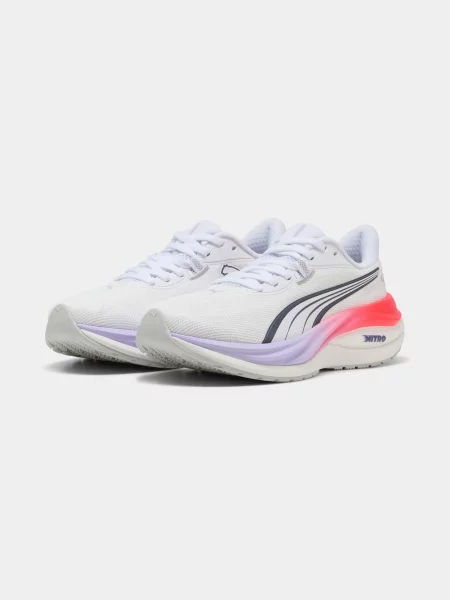 Дитячі Кросівки повсякденні PUMA Electrify Nitro 5 Jr комбінований верх білий