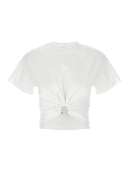 Koszulka Paco Rabanne beżowa