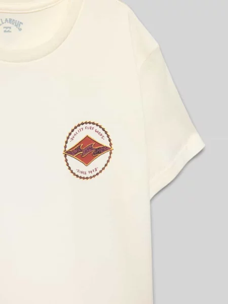 T-shirt z okrągłym dekoltem model ‘ROTOR DIAMOND’ Billabong biała
