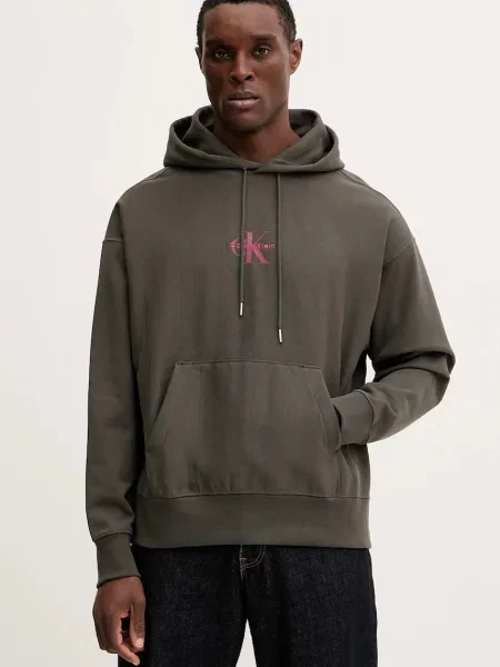 Calvin Klein Jeans Mikina šedá