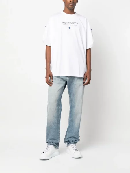 Tricou The Salvages cu imagine alb