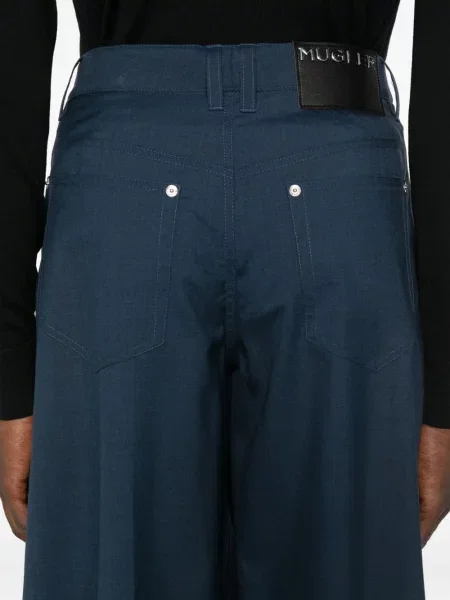 Pantaloni Mugler albastru