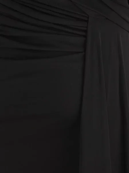 Rochie midi Balenciaga drapată negru