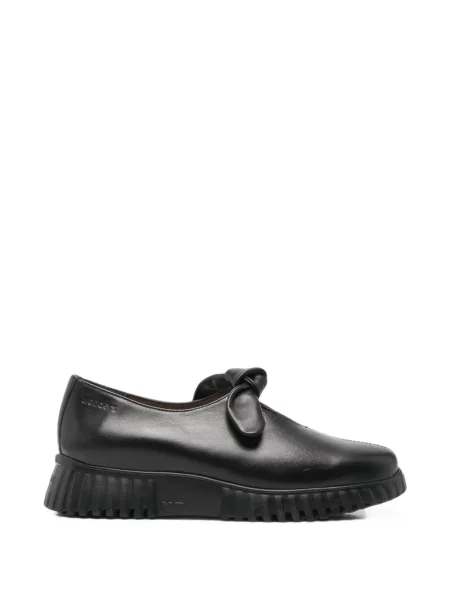 Pantofi loafer Wonders cu funde chunky negru