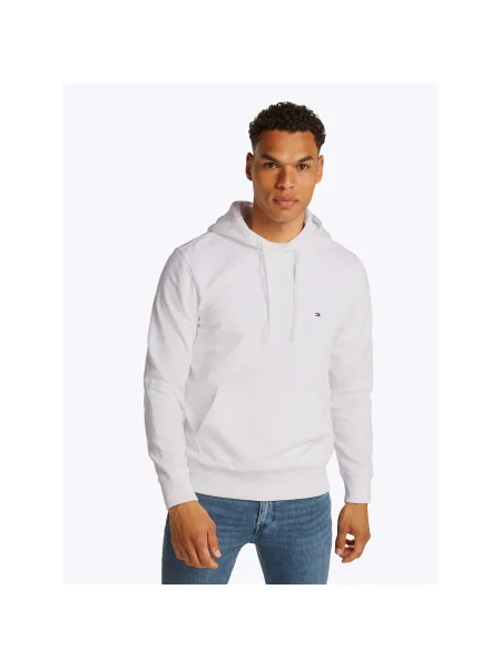 Froté mikina s kapucňou Tommy Hilfiger s kapucňou biela