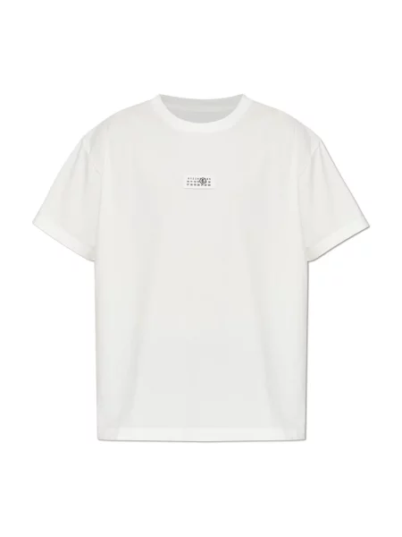 Koszulka Mm6 Maison Margiela z logo biała