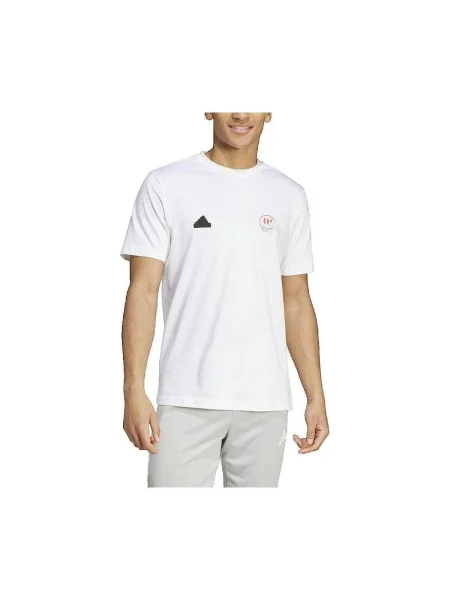 Grafika tričko Adidas biela