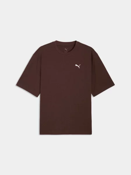Футболка PUMA Wardrobe Ess Boxy Tee комбінований верх коричневий