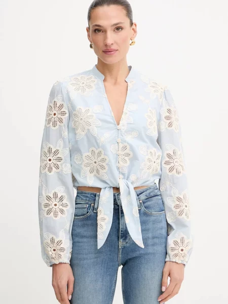 Guess cămașă din HAZEL albastru