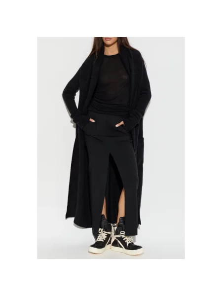Dzianinowy top Rick Owens czarny