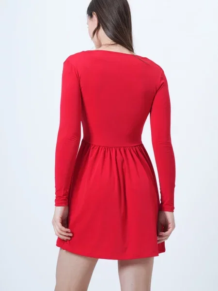 Trend Alaçatı Stili Rochie roșu