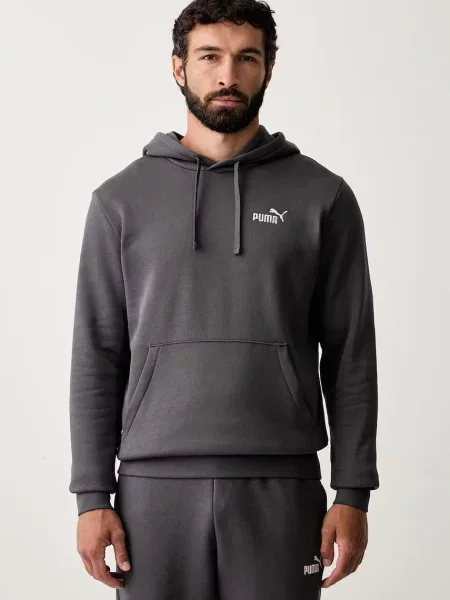 Puma hanorac cu glugă pentru bărbați cu Essentials gri