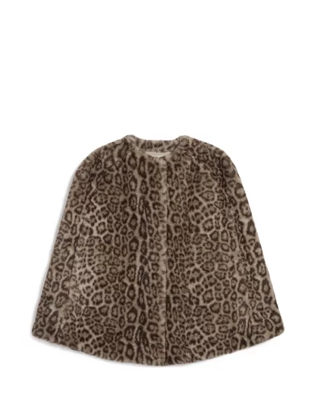 Geacă Apparis cu imagine cu model leopard maro