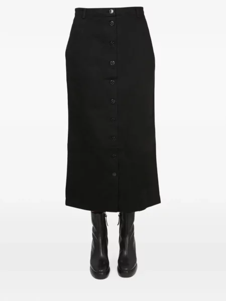 Spódnica midi Raf Simons czarna