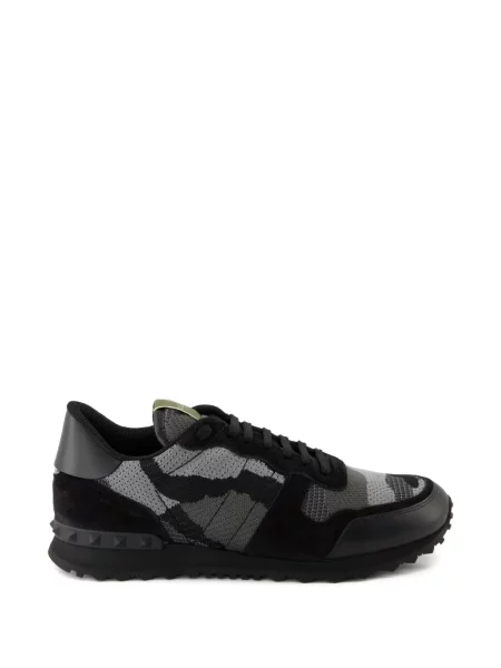Sneakerși Valentino Garavani cu model camuflaj negru