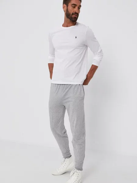 Polo Ralph Lauren Longsleeve gładki biały