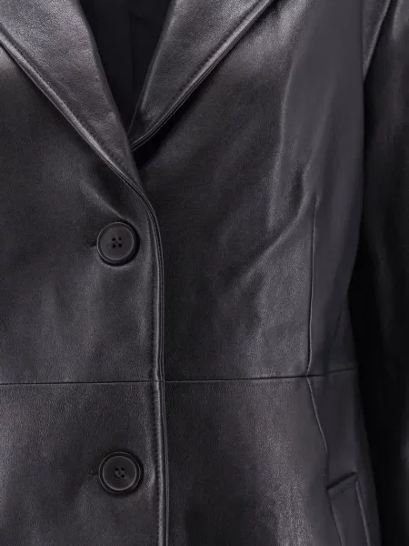 Palton Arma din piele negru