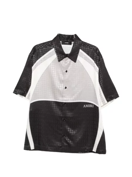 Cămașă Amiri cu imprimeu geometric negru