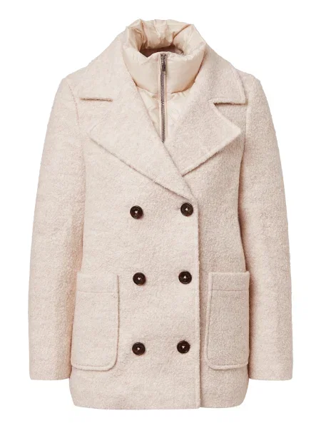 S.Oliver Zimski plašč progasto bež