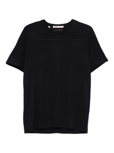 Tricou Maurizio Baldassari de lână albastru
