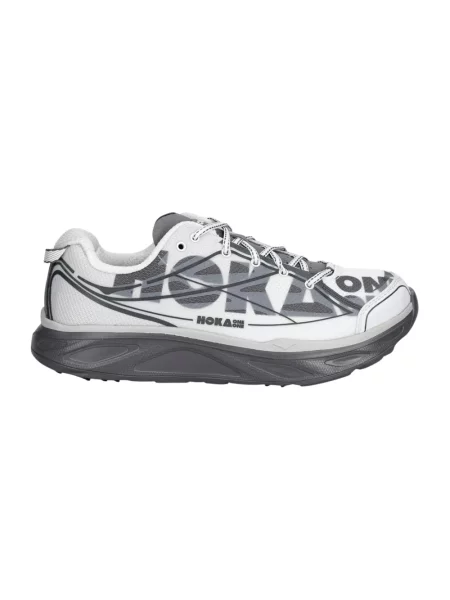 Sneakersy Hoka One One skórzane szare