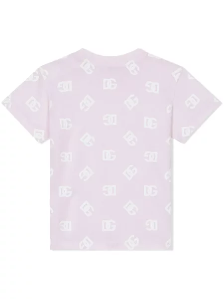 Koszulka dziecięca Dolce And Gabbana różowa