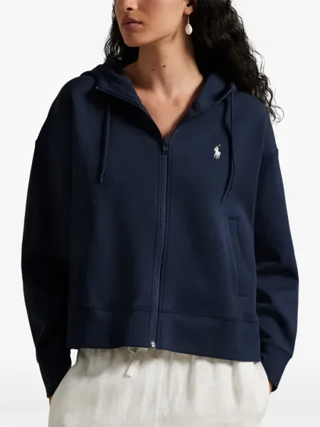 Препасан поло тениска Polo Ralph Lauren с едно рамо с V-образно деколте жълто