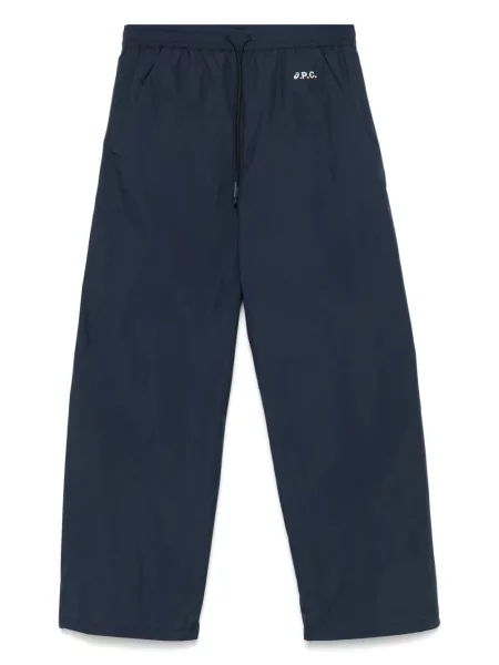 Pantaloni A.p.c. alergare albastru