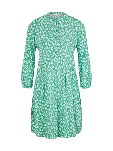 Tom Tailor Rochie Verde alb