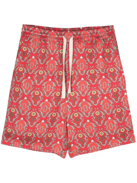 Bermudy Drôle De Monsieur s potiskem červené