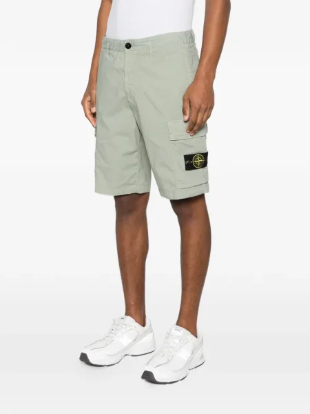 Kraťasy Stone Island s kamínky zelené