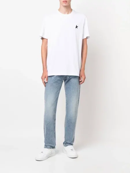 Marškinėliai Golden Goose kaušelis balta