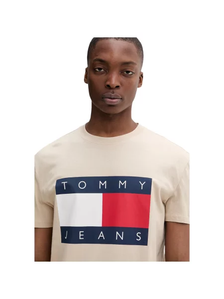 Tricou Tommy Hilfiger bej