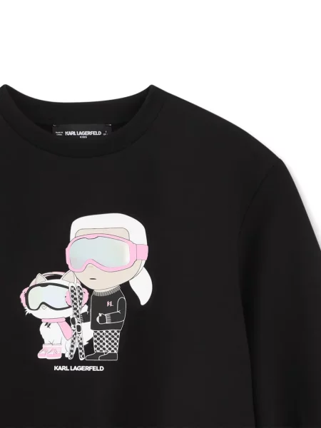 Dětské svetr Karl Lagerfeld černý