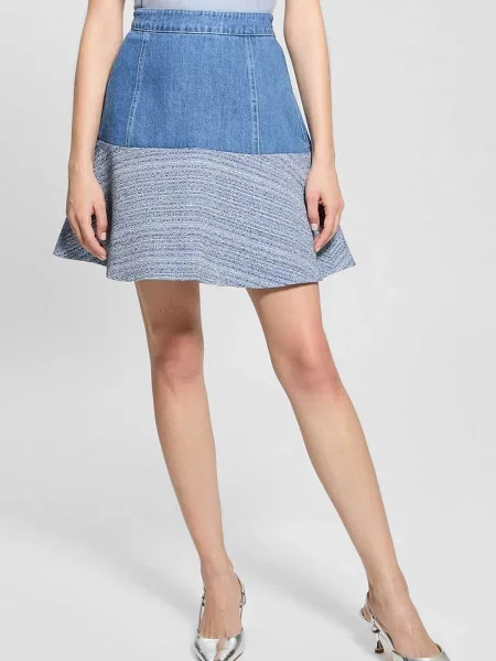 Джинсова спідниця GUESS синій