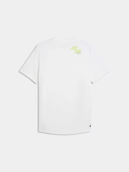 Спортивна футболка PUMA M x Hyrox Pwrmode Tee комбінований верх білий