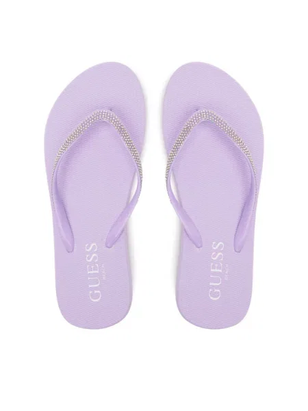 Вьетнамки Guess фиолетовые