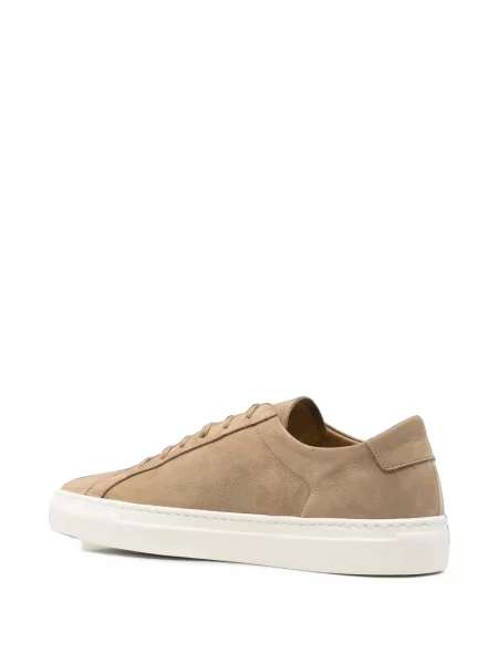 Sneakerși Common Projects din piele maro