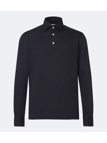 Tricou polo Kiton albastru