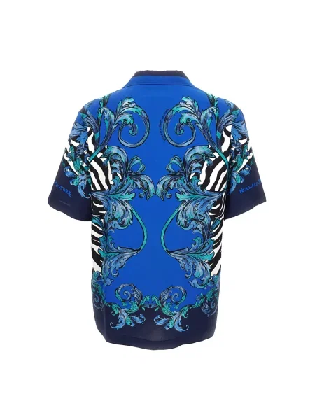 Koszula dżinsowa Versace Jeans Couture niebieska