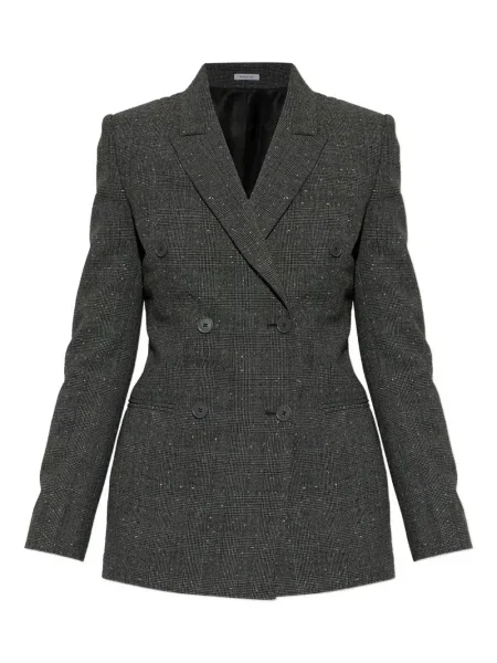 Geacă Alexander Mcqueen de lână gri